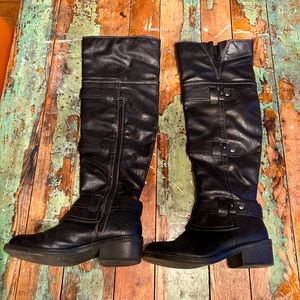 SALE! BUY or BUNDLE Leather,Zip,Over the Knee, Black Boot,SZ8